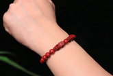 Pi Xiu Cinnabar Bracelet - Taoist Dual Guardians for Wealth & Protection