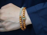 Green Mountain Serenity Bracelet | Harmony of Jade and Sandalwood