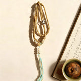 Green Sandalwood & Bodhi Bead Talisman - Zen Essence for Inner Peace and Auspicious Blessings