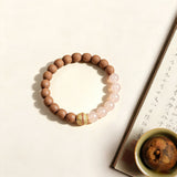 Sandalwood & Hetian Jade Harmony Bracelet