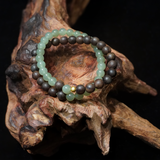 Auspicious Agarwood & Hetian Jade Bracelet: Eastern Mystique and Elegance