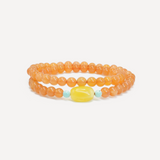 Natural Southern Red Agate Beeswax Turquoise Bracelet, Handmade Energy Jewelry, Wealth Health Balance, Perfect for Daily Wear and Gifts