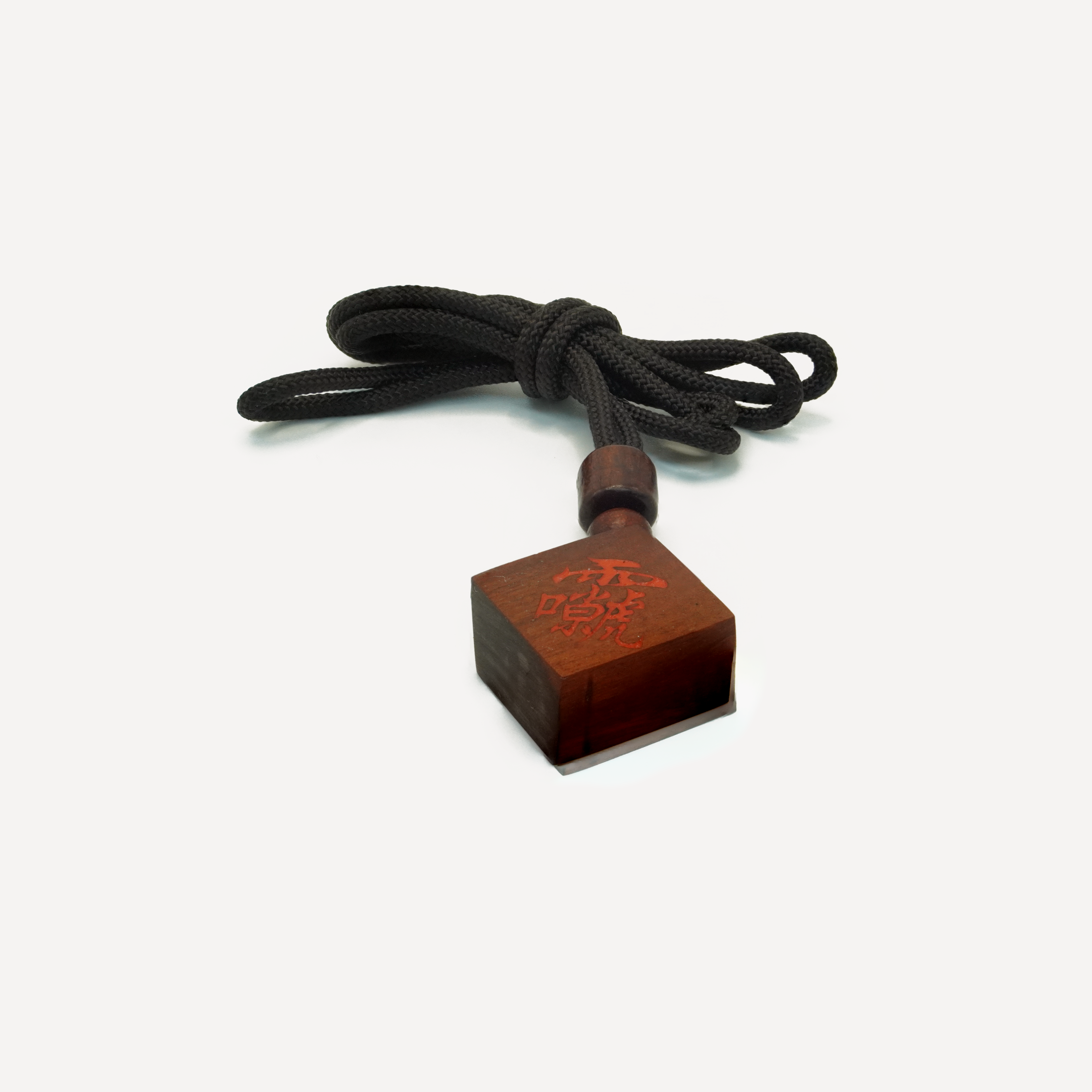 Natural Jujube Wood Thunderstruck Bagua Pendant, Feng Shui Protection Talisman, Handmade Energy Charm for Wealth and Good Fortune