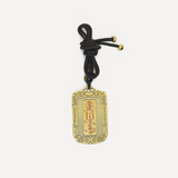 Taoist Zhao Gongming Wealth Talisman Pendant | Fortune & Protection Charm Necklace & Keychain