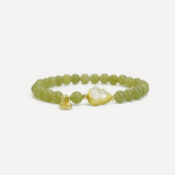 Natural Hetian Jade Gourd Bracelet, Good Fortune and Good Luck Energy Talisman, Feng Shui Protection Accessory