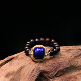 Indian Rosewood Lapis Lazuli Ring