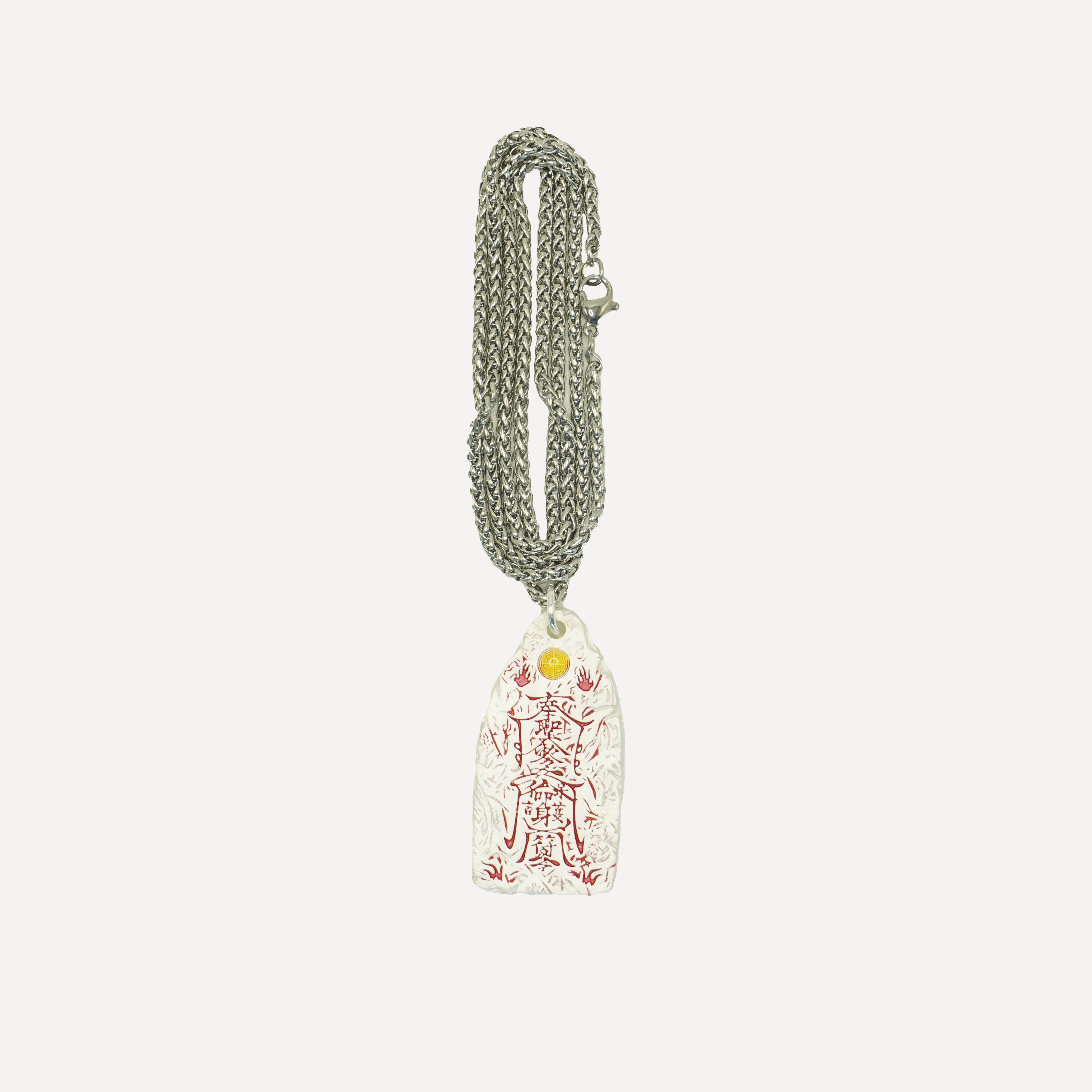 Silver Dragon Guardian Amulet Necklace - Symbol of Protection and Confidence | Strength & Spiritual Power Talisman