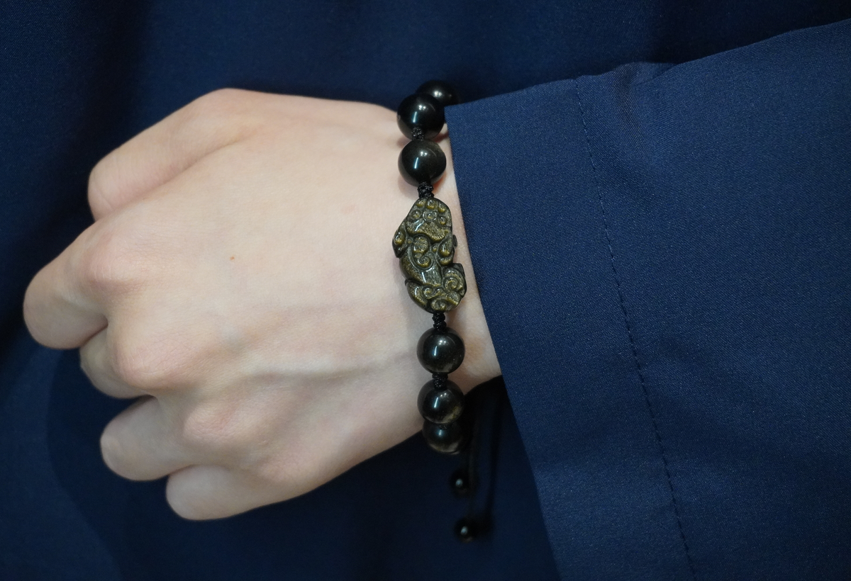 Obsidian Protection Bracelet | A Timeless Energy Amulet