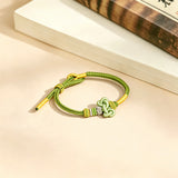 Golden Koi Leaping Dragon Gate Bracelet - Exam Success Talisman with Spiritual Energy