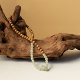 Green Mountain Serenity Bracelet | Harmony of Jade and Sandalwood