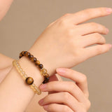 Golden Light & Tiger’s Eye Bracelet | A Symbol of Prosperity and Strength