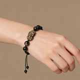 Obsidian Protection Bracelet | A Timeless Energy Amulet