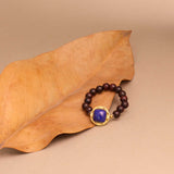 Indian Rosewood Lapis Lazuli Ring