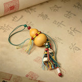 Auspicious Calabash Charm Pendant - Feng Shui Wealth Talisman for Home & Car Blessings