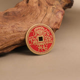 Brass Vermilion Amulet Pendant | A Symbol of Luck, Protection, and Prosperity