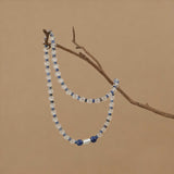 Wisdom & Inner Calm Necklace - Lapis Lazuli, Clear Quartz & Kyanite