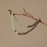 Auspicious Agarwood & Hetian Jade Bracelet: Eastern Mystique and Elegance