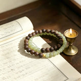 Agarwood & Hetian Jade Serenity Bracelet