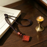 Thunder-Struck Jujube Wood Protection Necklace