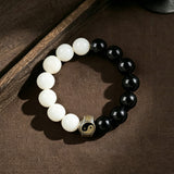 Obsidian Protection & Grounding Bracelet