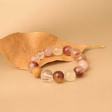 Confidence & Vitality Crystal Bracelet - Red Rutilated Quartz