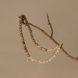 Sandalwood & Citrine Energy Bracelet - Harmony Talisman for Serenity and Prosperity