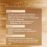 Couple energy bracelets customized