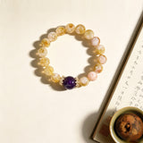 Citrine & Amethyst Clarity Bracelet