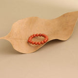 Natural Nanhong Agate Ring | A Symbol of Vitality and Good Fortune