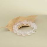 Love & Harmony Crystal Bracelet - Rose Quartz & Clear Quartz