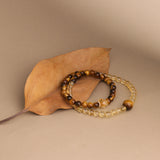 Golden Light & Tiger’s Eye Bracelet | A Symbol of Prosperity and Strength