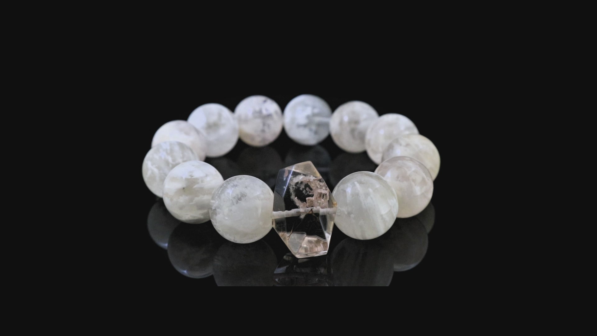 Frozen Harmony Bracelet - A Symphony of Purity and Unique Energy